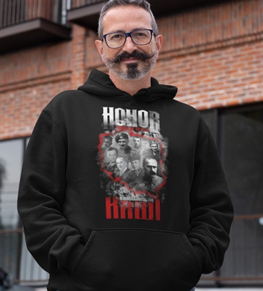 Bluza z kapturem  HONOR WE KRWI